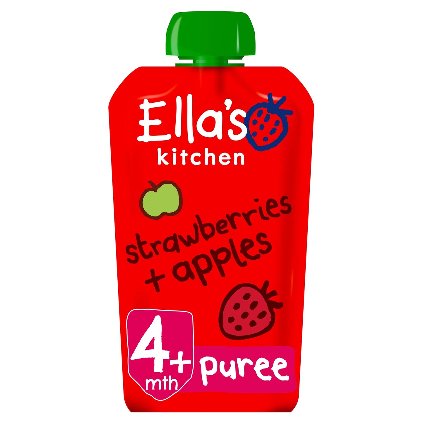 Strawberries Plus Apples 120g by Ella's kitchen