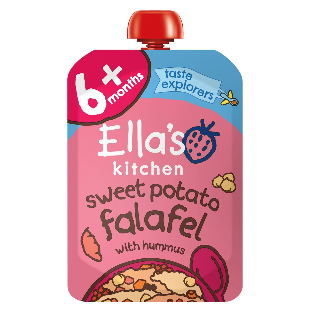 Sweet Potato & Hummus 6+ by Ella's kitchen