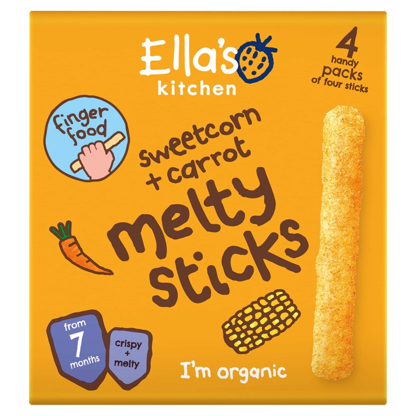 Sweetcorn & Carrot Melty by Ella's kitchen