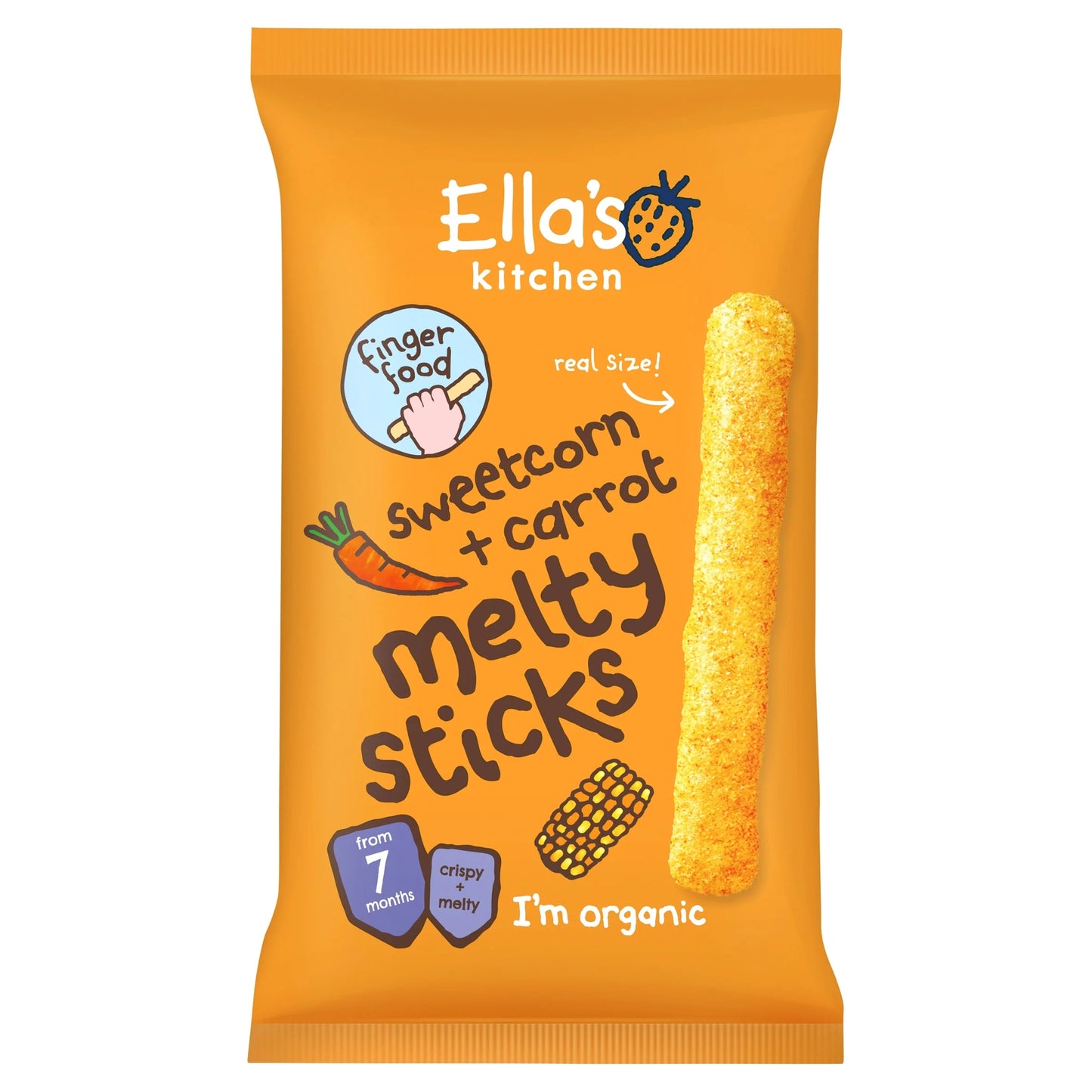 Sweetcorn Plus Carrot Melty by Ella's kitchen