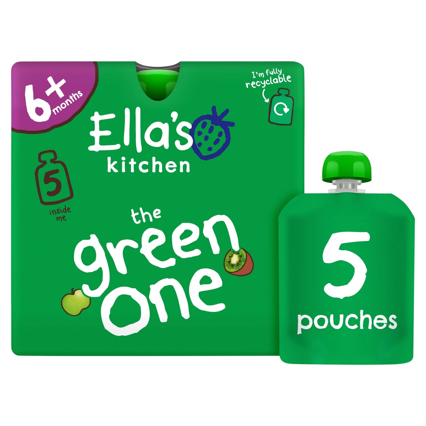 The Green One Multipack 450g by Ella's kitchen