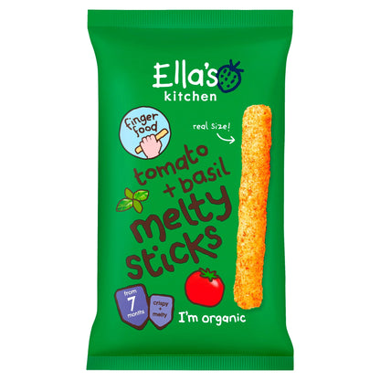 Tomato & Basil Melty Sticks 17g by Ella's kitchen