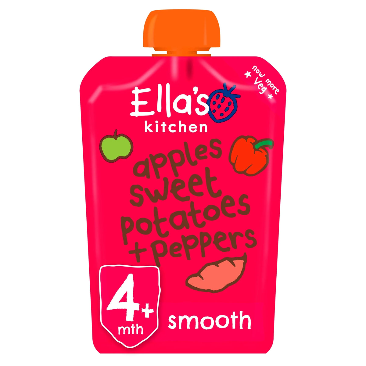 Ella's Red Peppers Sweet Potatoes And Apple by Ella's kitchen