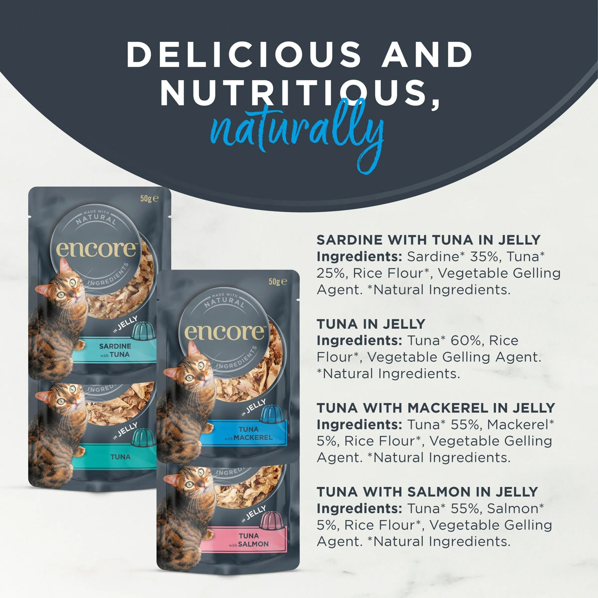 Natural Wet Cat Food Fish Selection In by encore at The British Vault