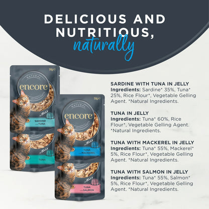 Natural Wet Cat Food Fish Selection In by encore at The British Vault