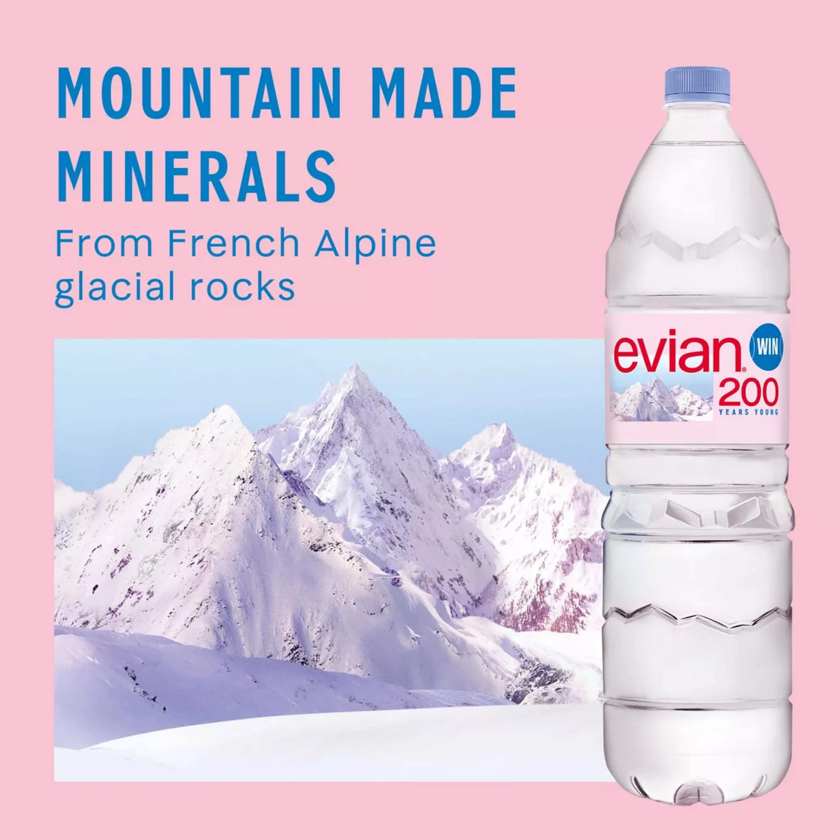 Natural Bottled Mineral Still Water 1.5l by EVIAN