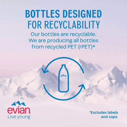 Natural Bottled Mineral Still Water 1.5l by EVIAN
