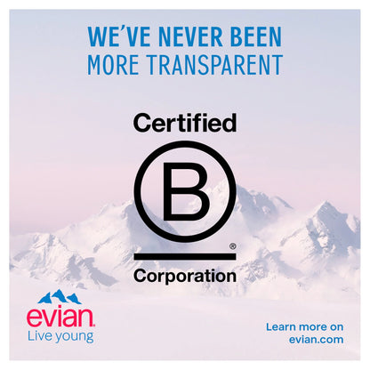 Natural Bottled Mineral Still Water 1l by EVIAN
