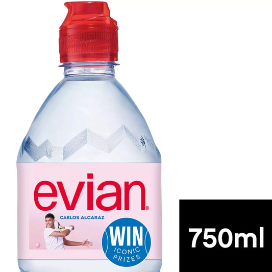 Natural Bottled Mineral Still Water by EVIAN