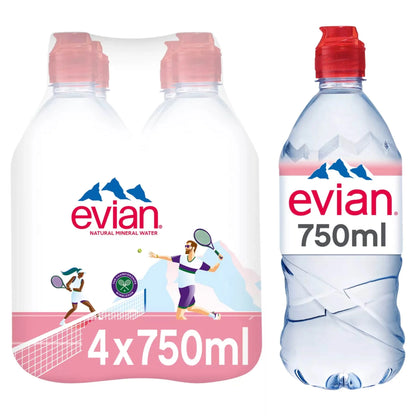 Natural Bottled Mineral Still Water by EVIAN