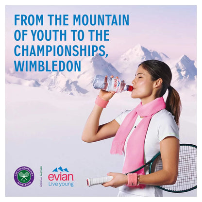 Natural Bottled Mineral Still Water by EVIAN