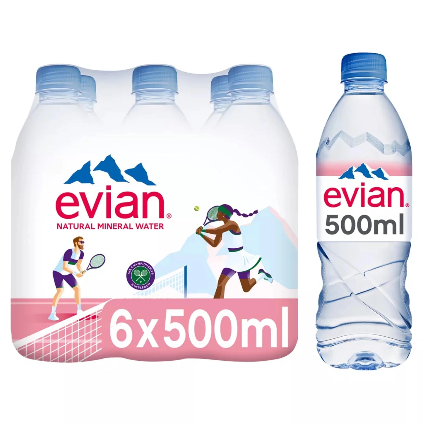 Natural Bottled Mineral Still Water by EVIAN