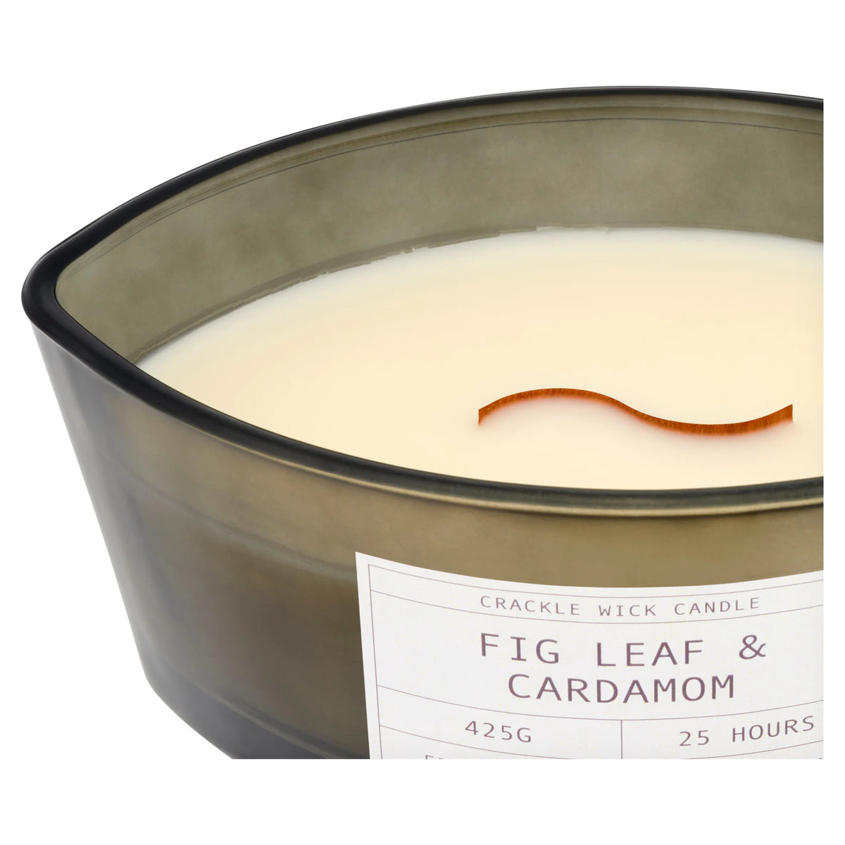 Crackle Fig Leaf And Cardamom Candle by F&F HOME