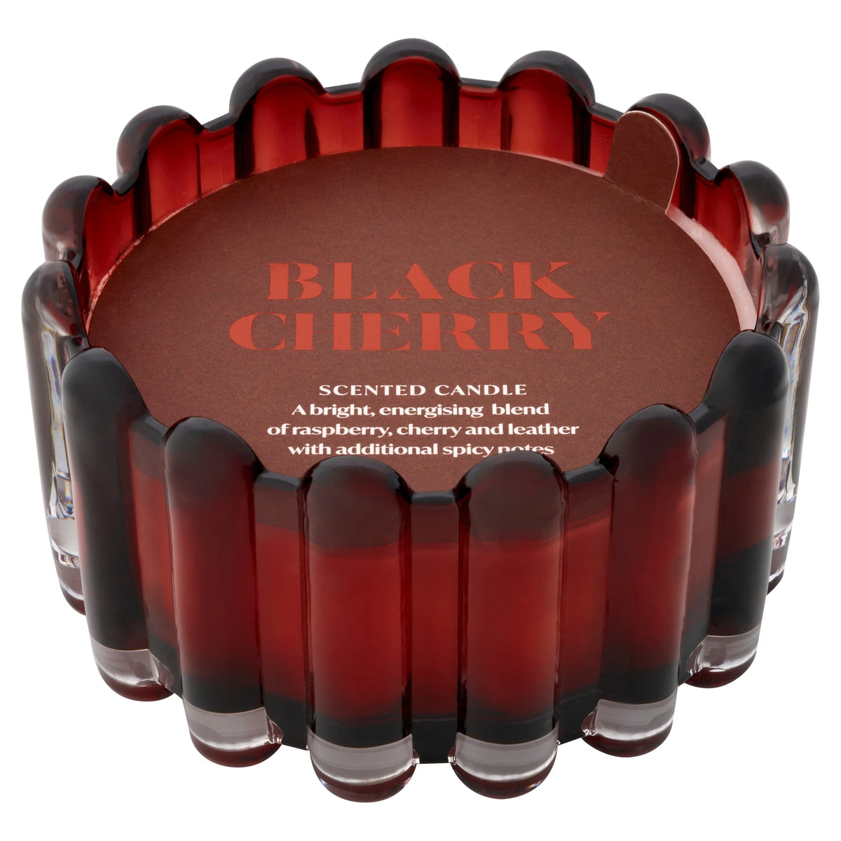 Dramatique Black Cherry Large Candle by F&F HOME at The British Vault