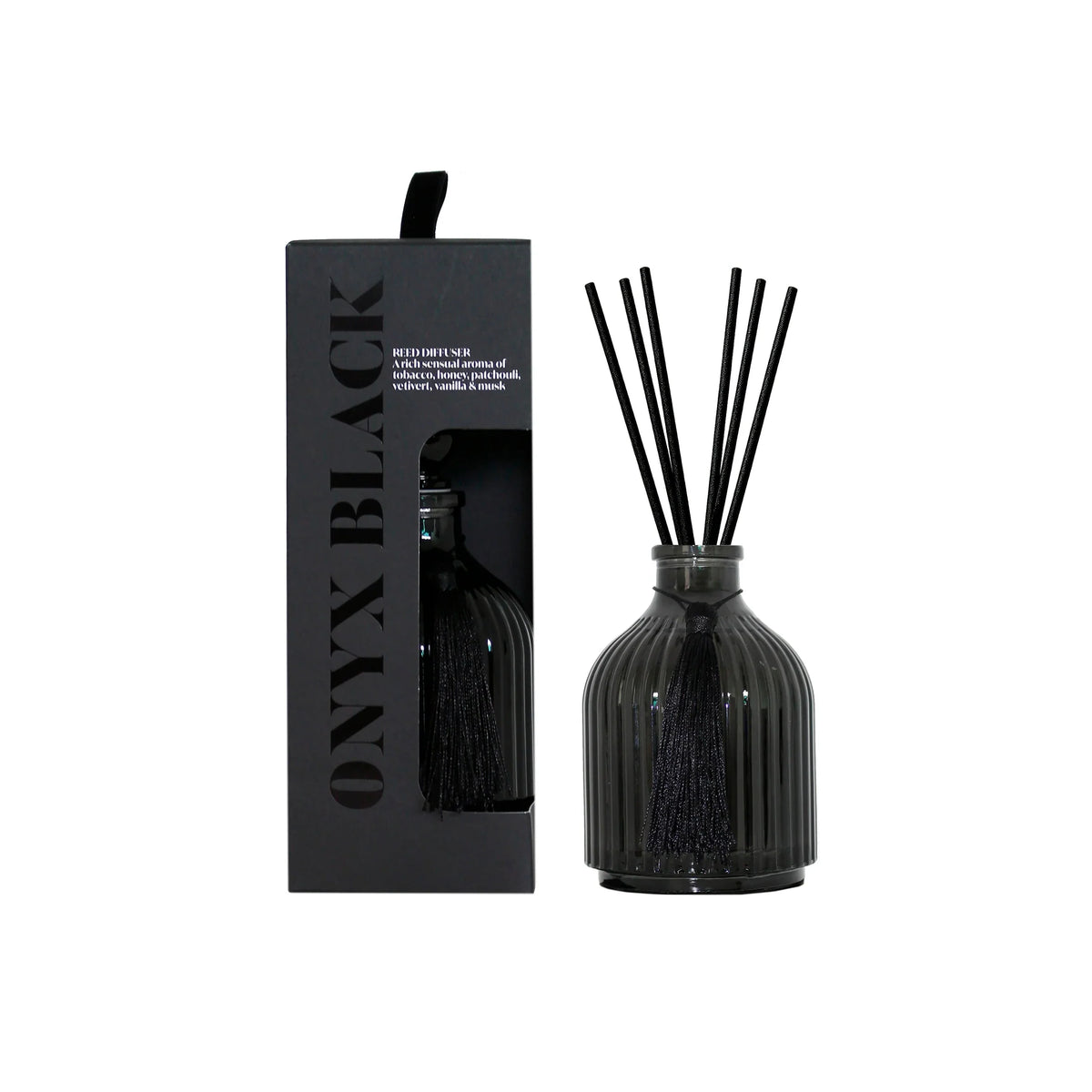 Dramatique Black Onyx Reed Diffuser by F&F HOME at The British Vault