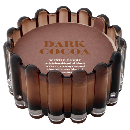 Dramatique Dark Cocoa Large Candle by F&F HOME at The British Vault