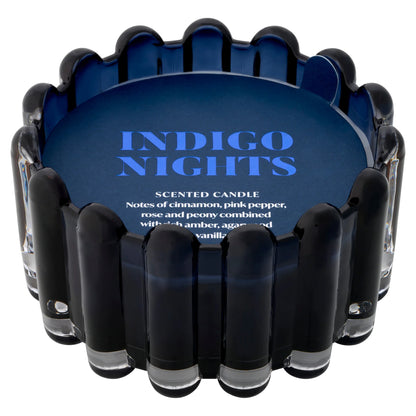 Dramatique Indigo Sky Large Candle by F&F HOME at The British Vault