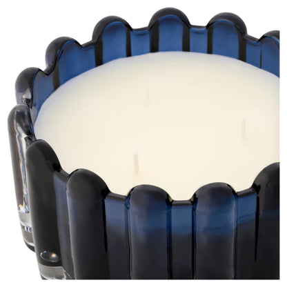 Dramatique Indigo Sky Large Candle by F&F HOME at The British Vault