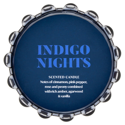 Dramatique Indigo Sky Large Candle by F&F HOME at The British Vault