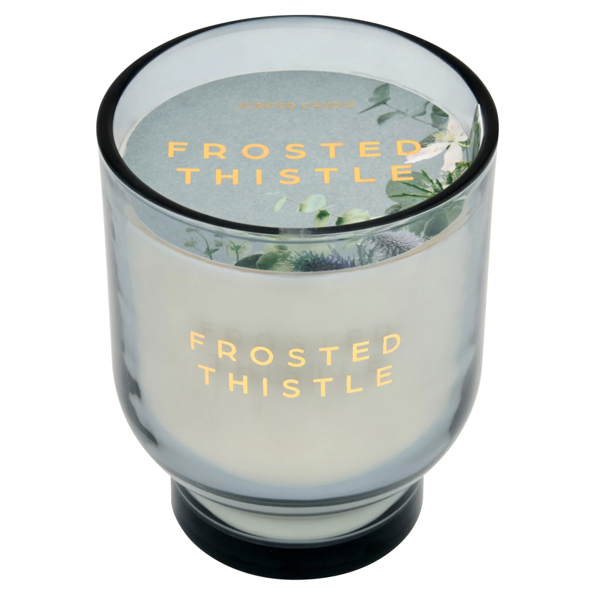 Floral Bouquet Large Candle Frosted by F&F HOME at The British Vault