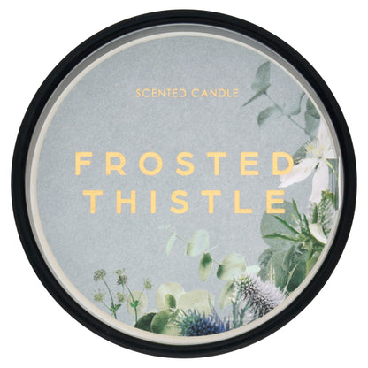 Floral Bouquet Large Candle Frosted by F&F HOME at The British Vault