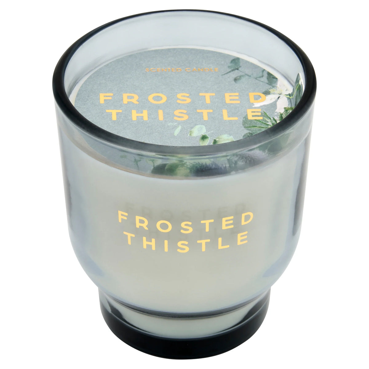 Floral Bouquet Small Candle Frosted by F&F HOME at The British Vault