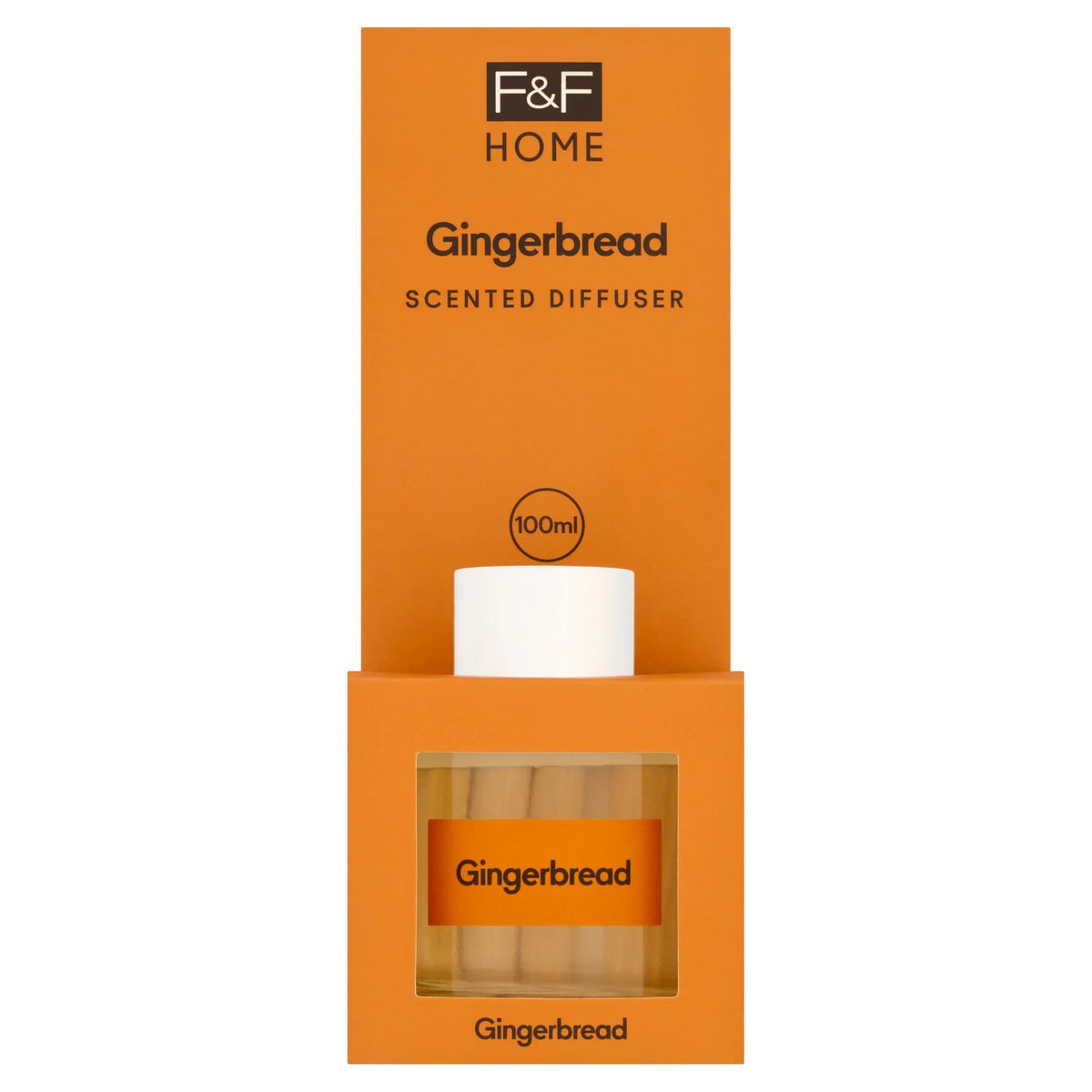 Gingerbread Reed Diffuser 100ml by F&F HOME at The British Vault