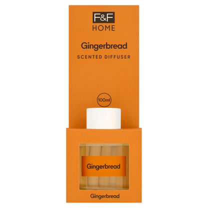 Gingerbread Reed Diffuser 100ml by F&F HOME at The British Vault