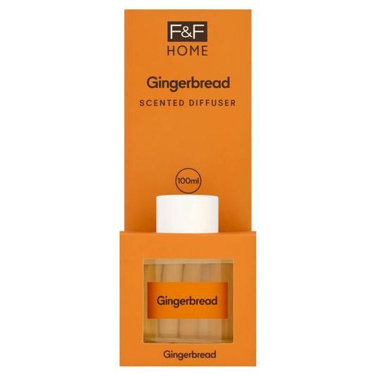 Gingerbread Reed Diffuser 100ml by F&F HOME at The British Vault
