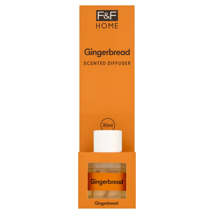 Gingerbread Reed Diffuser 30ml by F&F HOME at The British Vault