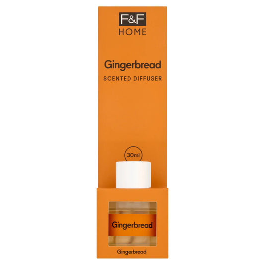 Gingerbread Reed Diffuser 30ml by F&F HOME at The British Vault