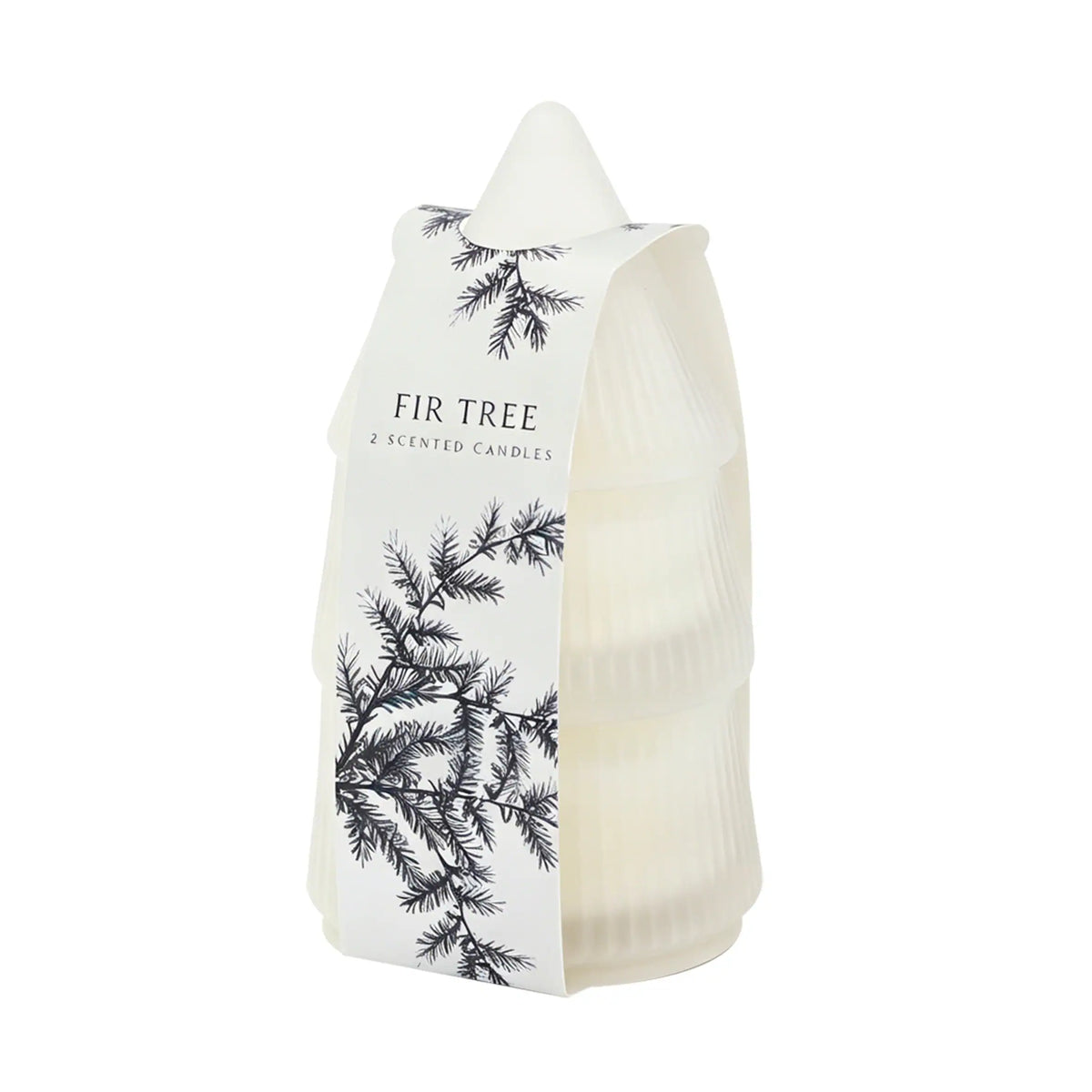 Norsk Fir Christmas Tree Candle 200g by F&F HOME at The British Vault