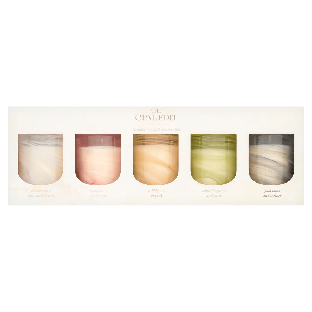 Opal Discovery Candles Gift Set 5x40g by F&F HOME at The British Vault