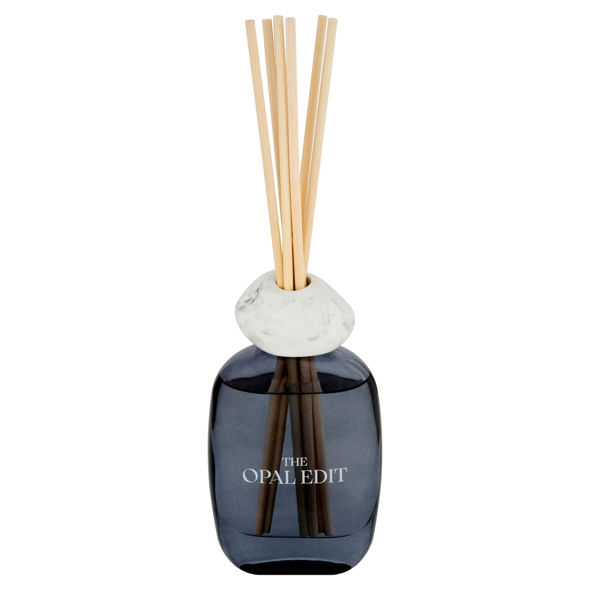 Opal Edit Black Leather Reed by F&F HOME at The British Vault