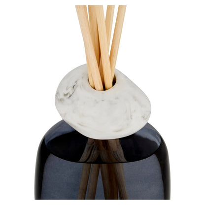 Opal Edit Black Leather Reed by F&F HOME at The British Vault