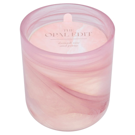 Opal Edit Pink Damask Rose Candle by F&F HOME at The British Vault