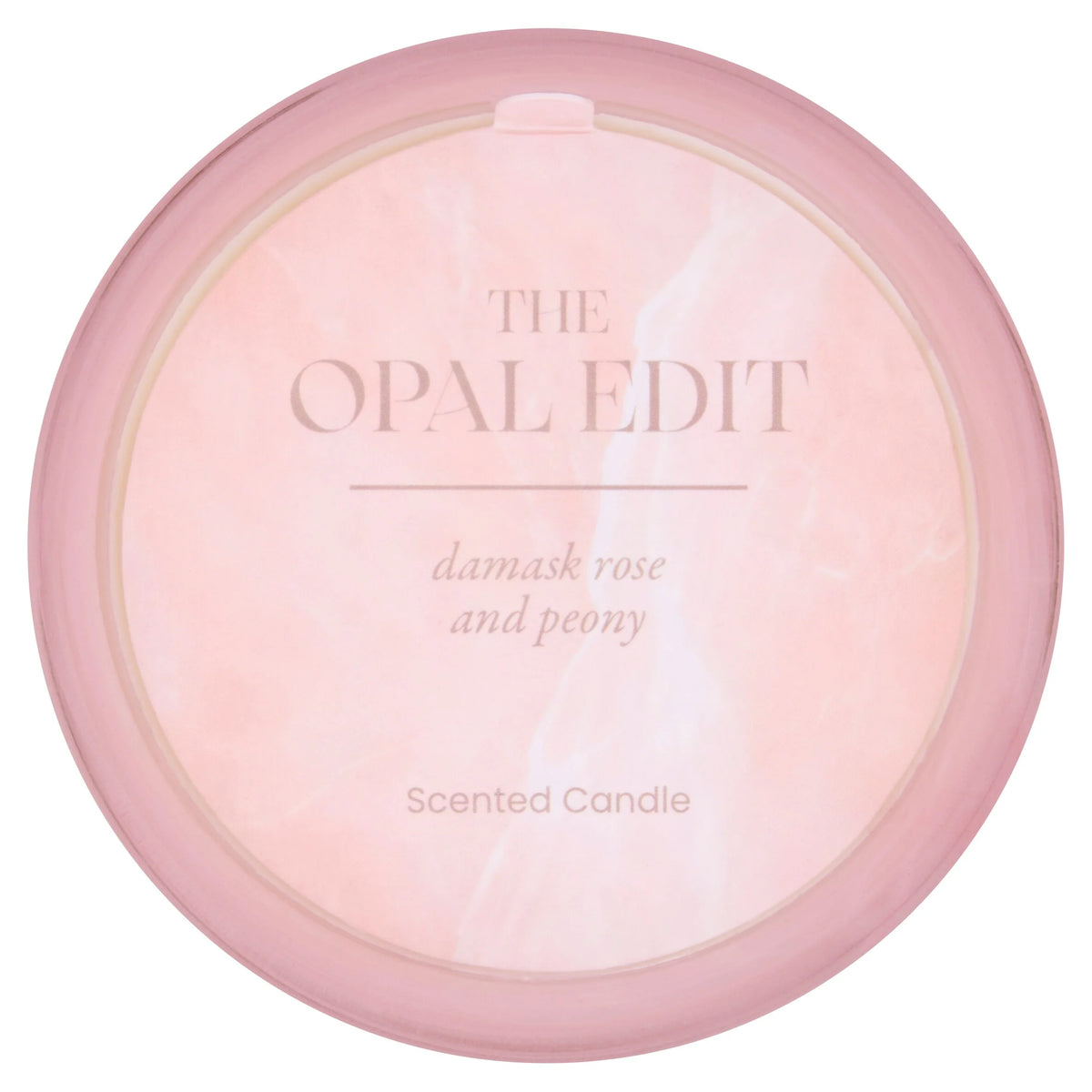 Opal Edit Pink Damask Rose Candle by F&F HOME at The British Vault