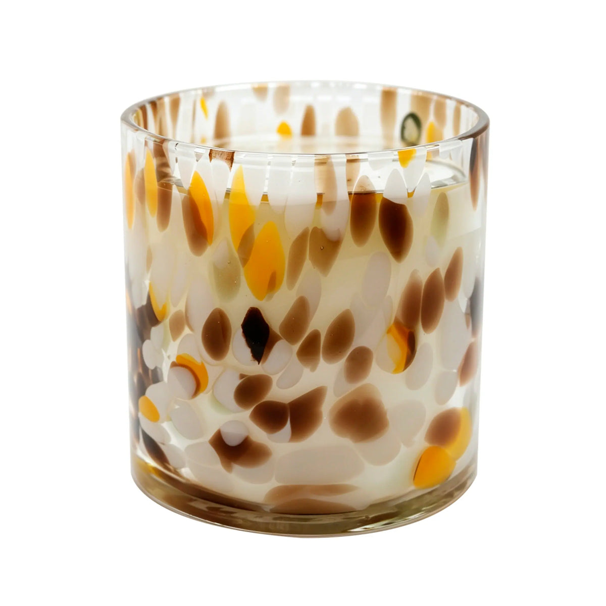 Pumpkin Autumn Confetti Glass Candle by F&F HOME at The British Vault
