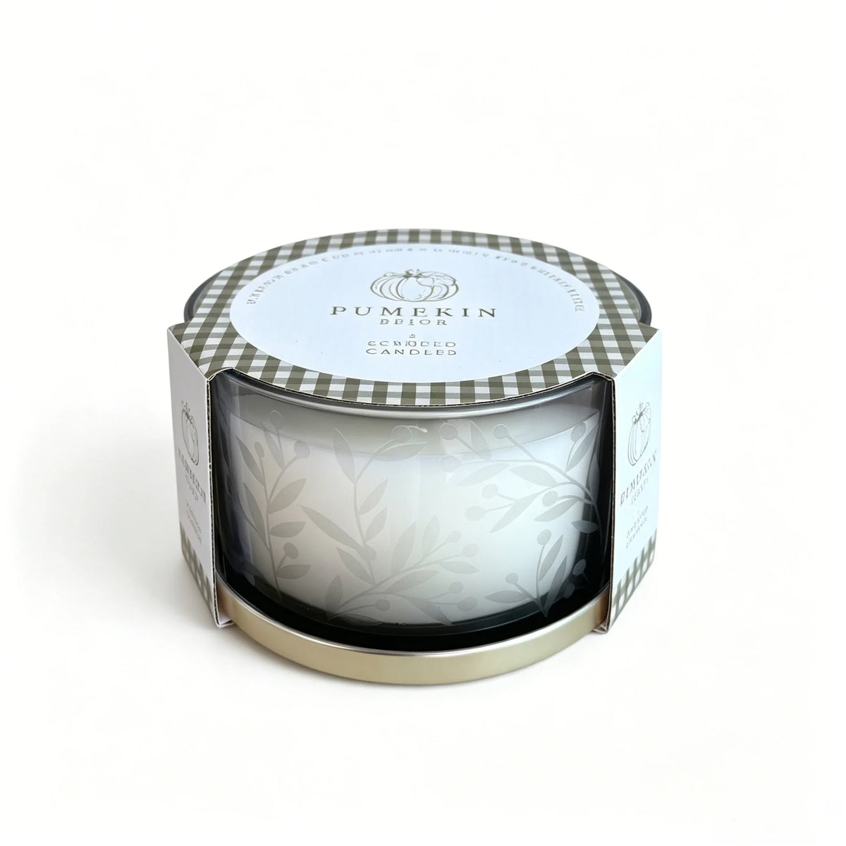 Pumpkin Autumn Segment Candles 3x160g by F&F HOME at The British Vault