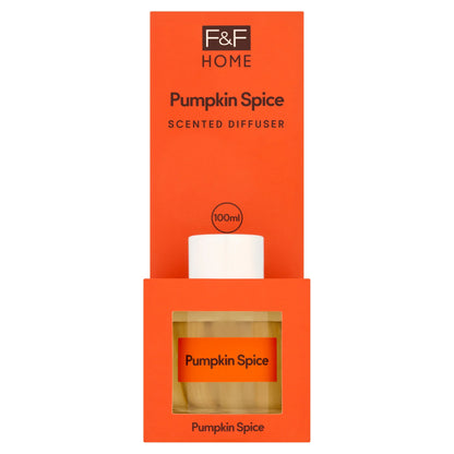 Pumpkin Spice Reed Diffuser 100ml by F&F HOME at The British Vault