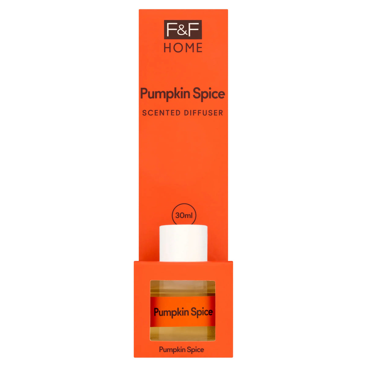 Pumpkin Spice Reed Diffuser 30ml by F&F HOME at The British Vault