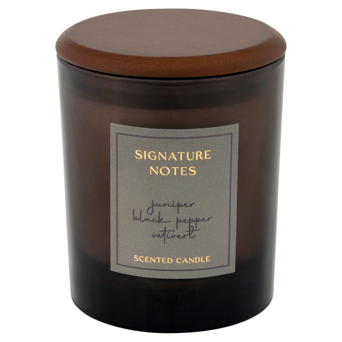 Signature Notes Candle Juniper, by F&F HOME at The British Vault