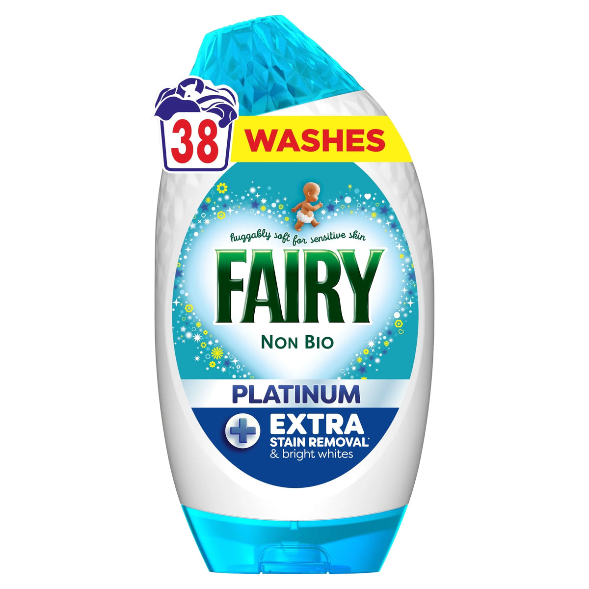 Non Bio Platinum Washing Gel 38 Washes by FAIRY