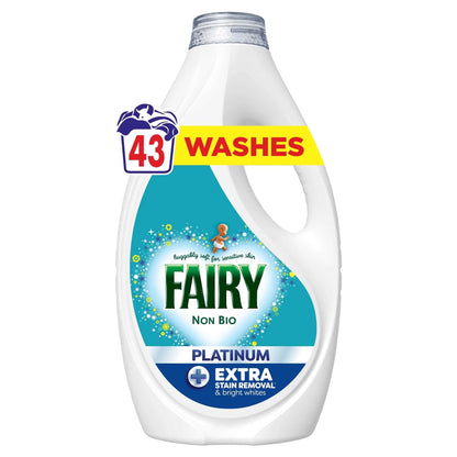 Non Bio Platinum Washing Liquid 43 by FAIRY