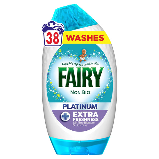 Non Bio Platinum Washing Liquid Gel Silk Tree Blossom & by FAIRY