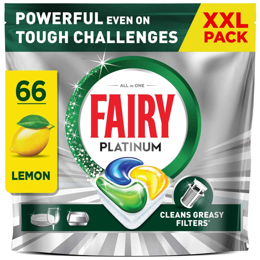 Platinum All In One Dishwasher Lemon by FAIRY