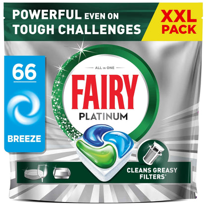 Platinum All In One Xxl Pack Original Breeze 66 Dishwasher by FAIRY