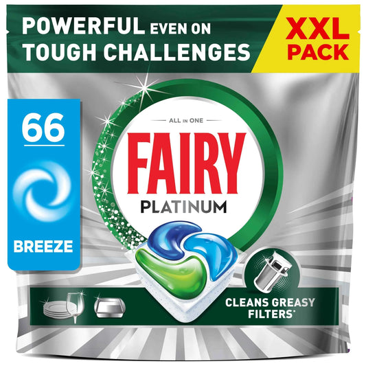 Platinum All In One Xxl Pack Original Breeze 66 Dishwasher by FAIRY