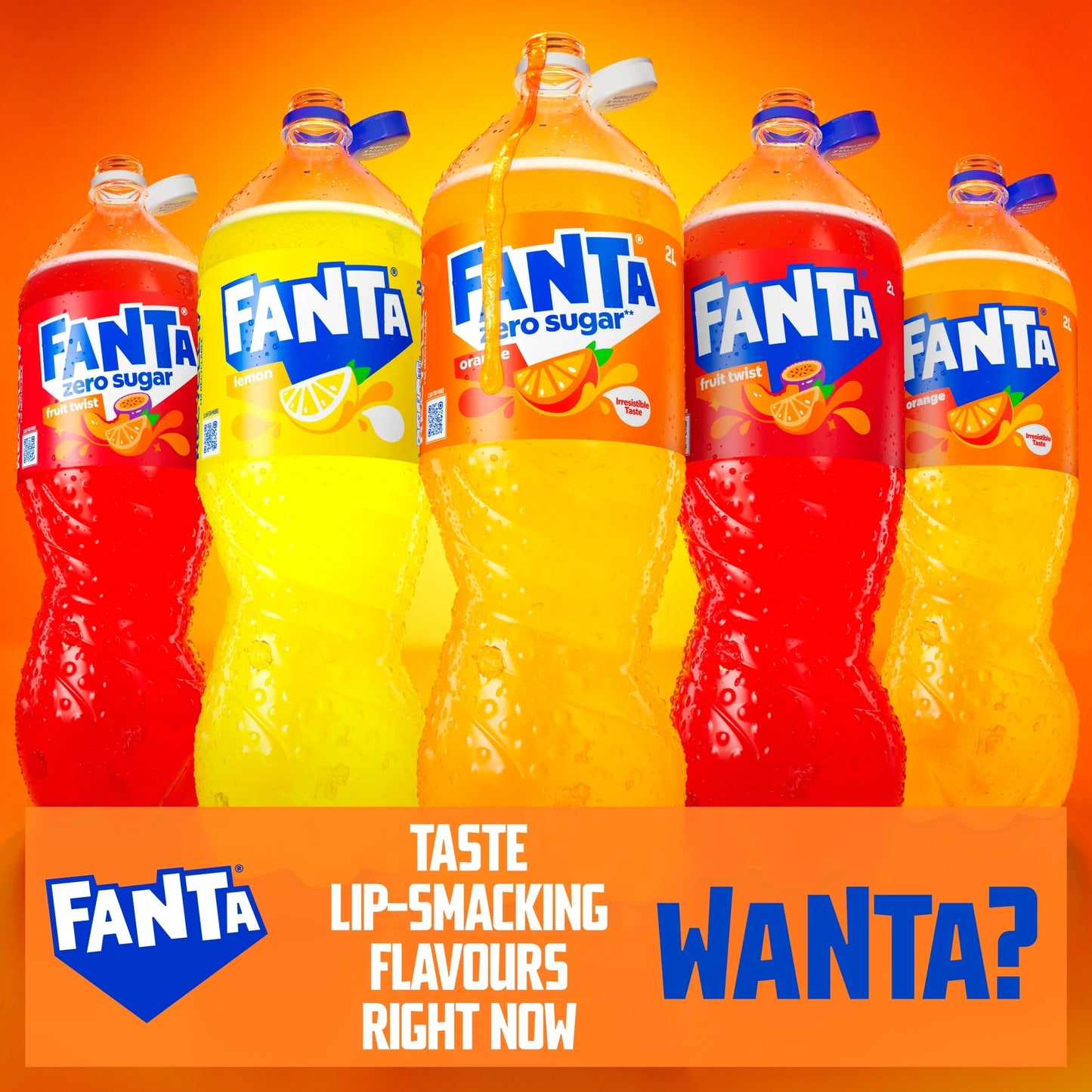 Fruit Twist Soft Drink Bottle 2l by FANTA
