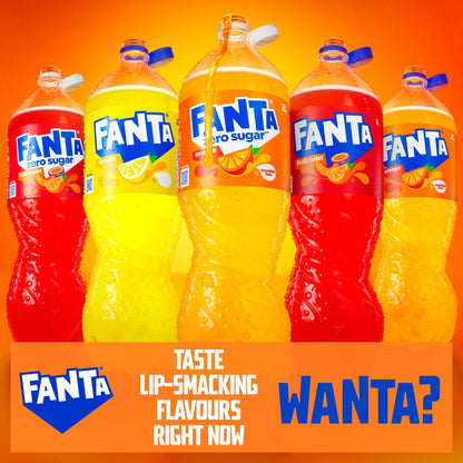 Lemon Soft Drink Bottle 2l by FANTA